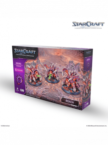 Gra planszowa StarCraft - Tabletop Miniature Game - Roach - Expansion Set (6 figurek)