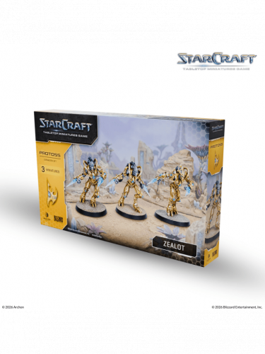 Gra planszowa StarCraft - Tabletop Miniature Game - Zealot - Expansion Set (3 figurki)