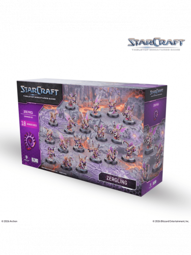 Gra planszowa StarCraft - Tabletop Miniature Game - Zergling - Expansion Set (18 figurek)