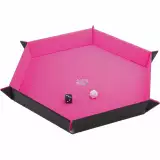 Dice Tray Gamegenic - Magnetic - Hexagonal Black/Pink - Kości i akcesoria