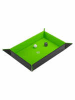 Dice Tray Gamegenic - Magnetic - Rectangular Black/Green