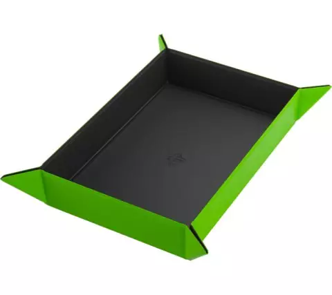 Dice Tray Gamegenic - Magnetic - Rectangular Black/Green - Kości i akcesoria