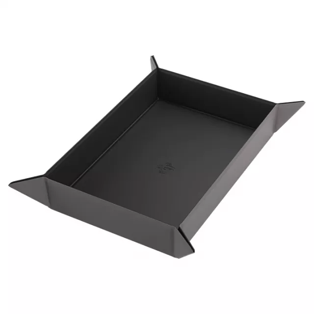 Dice Tray Gamegenic - Magnetic - Rectangular Black/Grey - Kości i akcesoria