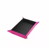 Dice Tray Gamegenic - Magnetic - Rectangular Black/Pink - Kości i akcesoria