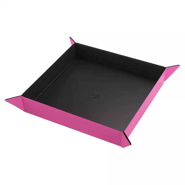 Dice Tray Gamegenic - Magnetic - Square Black/Pink - Kości i akcesoria