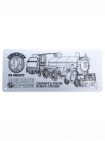 Plakietka kolekcjonerska Harry Potter - Hogwarts Express Schematic Limited Edition