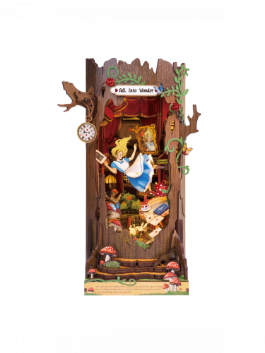 Zestaw konstrukcyjny - podpórka do książek Fall Into Wonder (drewno)