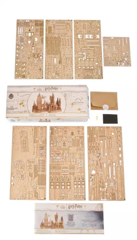 Zestaw konstrukcyjny Harry Potter - Hogwarts Castle (drewniany) - Wykonane z drewna