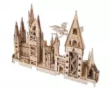 Zestaw konstrukcyjny Harry Potter - Hogwarts Castle (drewniany) - Ugears - Wooden 3D Puzzles