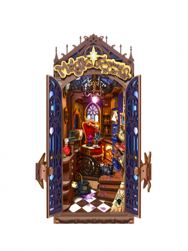 Zestaw konstrukcyjny - podpórka do książek The Magic Fantasy Corner (drewno)