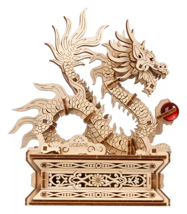 Zestaw konstrukcyjny Ugears - Wood Dragon (drewniany) - Wykonane z drewna