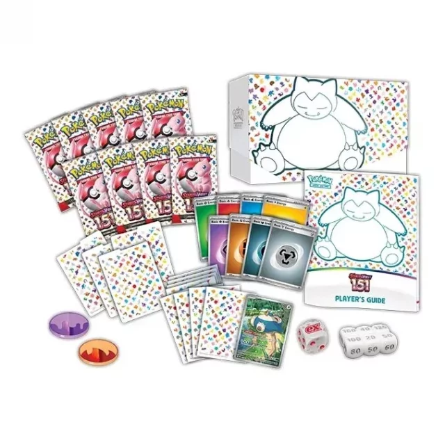 Gra karciana Pokémon TCG: Scarlet & Violet 151 - Elite Trainer Box (Snorlax) - Pokémon TCG: Scarlet & Violet - 151