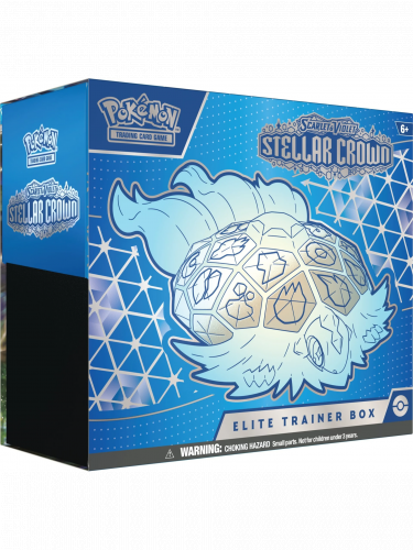 Gra karciana Pokémon TCG: Scarlet & Violet - Stellar Crown Elite Trainer Box (Terapagos)