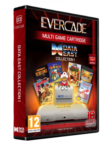 Cartridge do retro konsoli Evercade - Data East Collection 1 (PC)