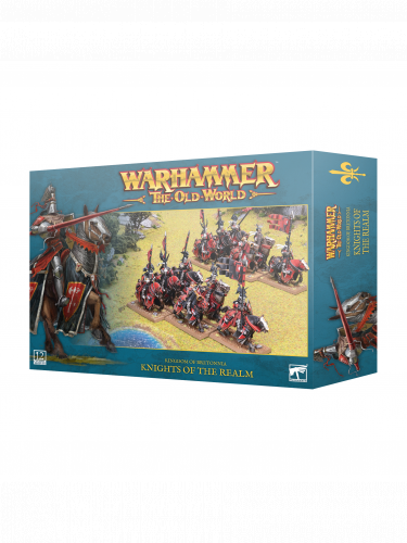 Warhammer The Old World - Kingdom of Bretonnia - Bretonnian Knights of the Realm (12 figurek)