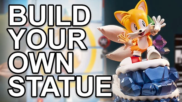 YOU CAN BUILD THIS! - TAILS, SHREK, STORMTROOPER BUILDABLE STATUES