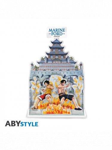 Figurka akrylowa One Piece - Marineford Diorama