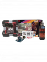 Zestaw podarunkowy Stranger Things - Netflix & Chill Gift Box (figurka, butelka, koc, naklejki)