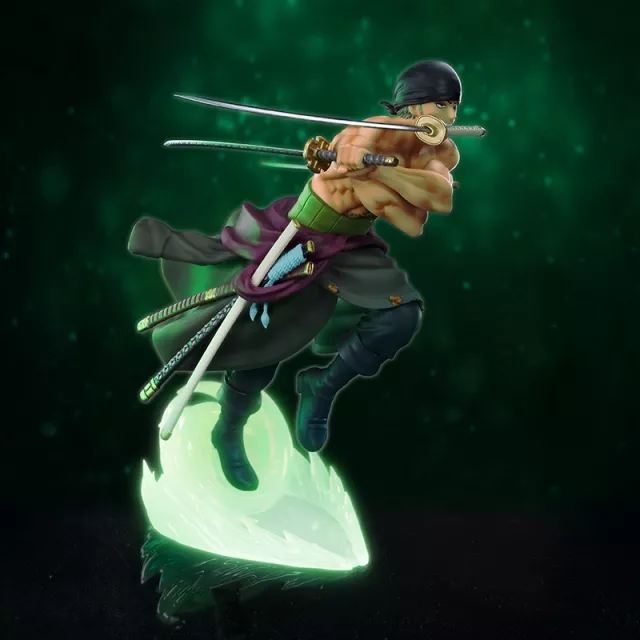 Figurka One Piece - Zoro 1/10 Glow in The Dark (Super Figure Collection) - Anime