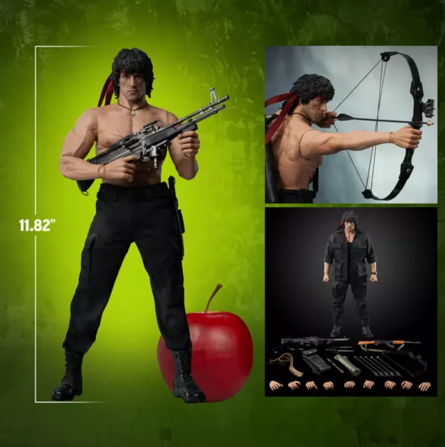 Figurka Rambo - John Rambo Pierwsza krew, część II (Threezero)