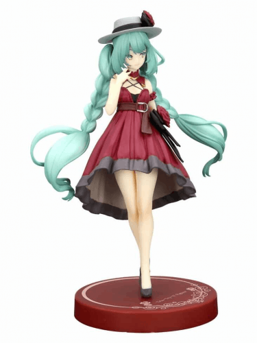 Figurka Vocaloid - Hatsune Miku Outing Dress Red Color Ver. (FuRyu)