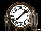 Soška Back to the Future III - Marty and Doc at the Clock Deluxe Art Scale 1/10 (Iron Studios)