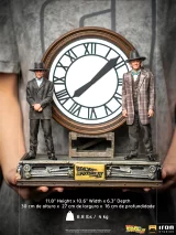 Soška Back to the Future III - Marty and Doc at the Clock Deluxe Art Scale 1/10 (Iron Studios)