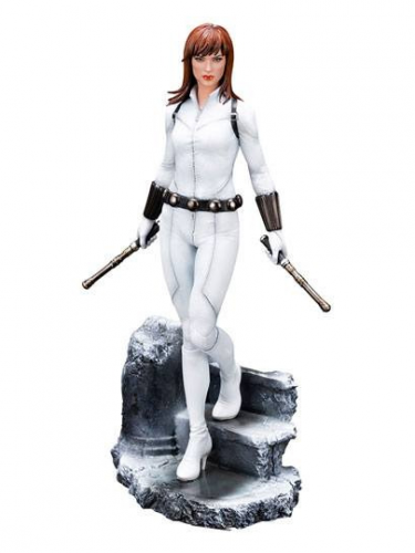 Statuetka Marvel - Black Widow White Costume Limited Edition (ArtFX Premier)