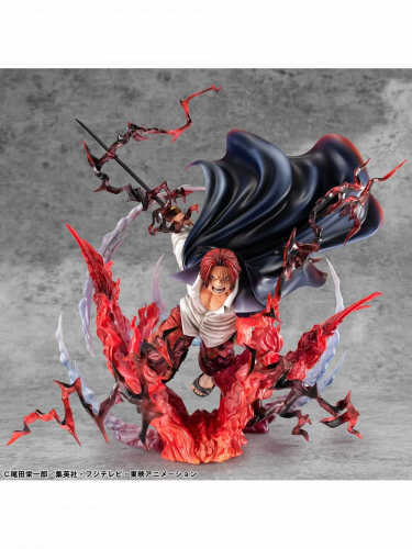Statuetka One Piece - Leader of Red Hair Pirates Red-Haired Shanks Kamusari (Mega House)