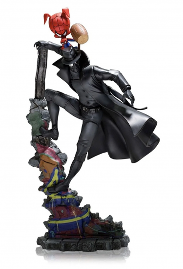 Statuetka Spider-Man: Into the Spider-Verse - Spider Noir and Spider Ham Art Scale 1/10 (Iron Studios)