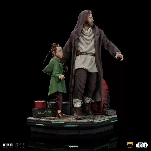 Soška Star Wars: Obi-Wan Kenobi - Obi-Wan & Young Leia Art Scale 1/10 (Iron Studios)