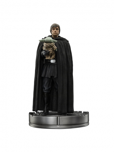 Statuetka Star Wars: The Mandalorian - Luke Skywalker and Grogu Art Scale 1/10 (Żelazne Studia)