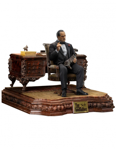 Statuetka The Godfather - Don Vito Corleone Deluxe Art Scale 1/10 (Iron Studios)