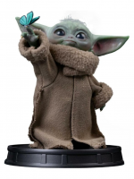Statuetka The Mandalorian - Grogu Butterfly Wonder (Iron Studios)