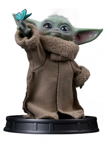 Statuetka The Mandalorian - Grogu Butterfly Wonder (Iron Studios)