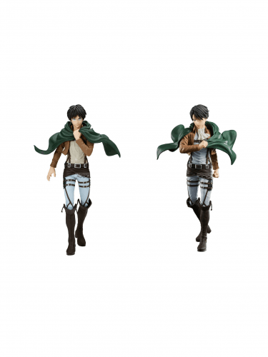 Zestaw Attack on Titan - Levi + Eren Yeager (Grandista) (BanPresto)