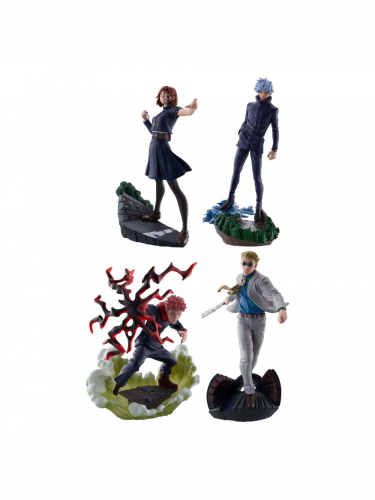 Figurka Jujutsu Kaisen - Nobara, Gojo, Yuuji, Nanam (zestaw 4 figurek) (MegaHouse)