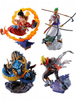 Figurka One Piece - Luffy, Zoro, Sanji, Kaido Wano ver. (zestaw 4 figurek) (MegaHouse)