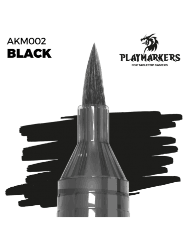 AK PlayMarkers (Black) - marker, czarny
