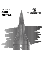 AK PlayMarkers (Gun Metal) - marker, farba metaliczna