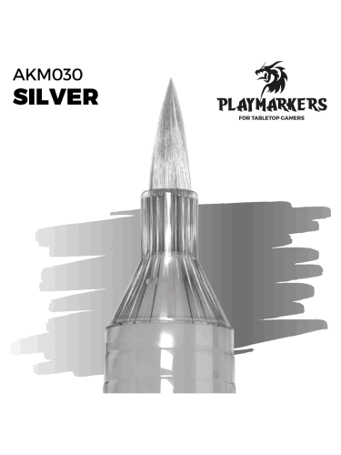 AK PlayMarkers (Silver) - marker, srebrny