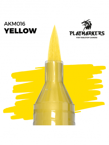 AK PlayMarkers (Yellow) - marker, żółty