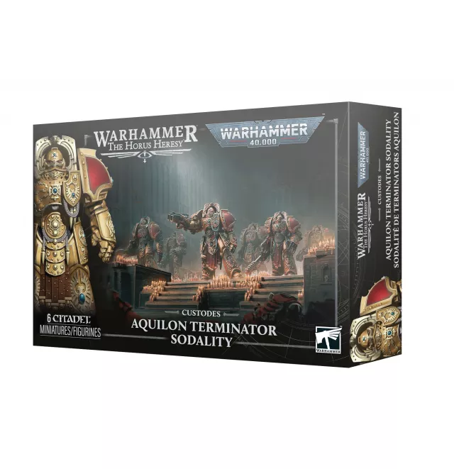 Warhammer: Horus Heresy - Custodes - Aquilon Terminator Sodality (6 figurek) - Gra planszowa