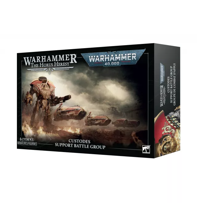 Warhammer: Horus Heresy - Custodes - Support Battle Group (6 figurek) - Gra planszowa