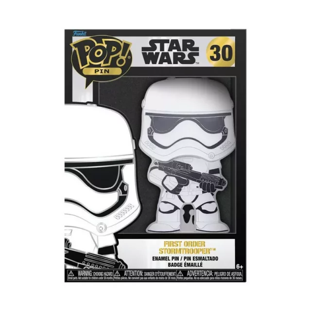 Odznak Star Wars - First Order Stormtrooper (Funko POP! Pin Star Wars 30)