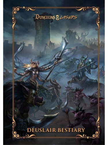 Książka Dungeons & Dragons - Dungeons & Lasers: The World of Deuslair: Bestiary Book ENG