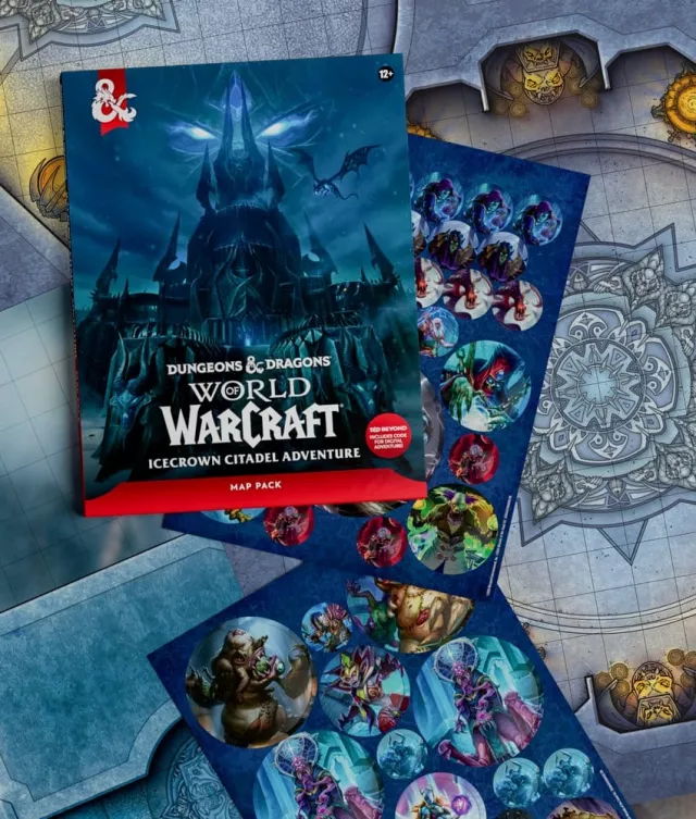 Mapa Dungeons & Dragons - World of Warcraft Icecrown Citadel Adventure (Map Pack) - Gra planszowa