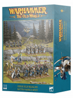 Warhammer The Old World - High Elf Realms - Battle March Army (23 figurki)