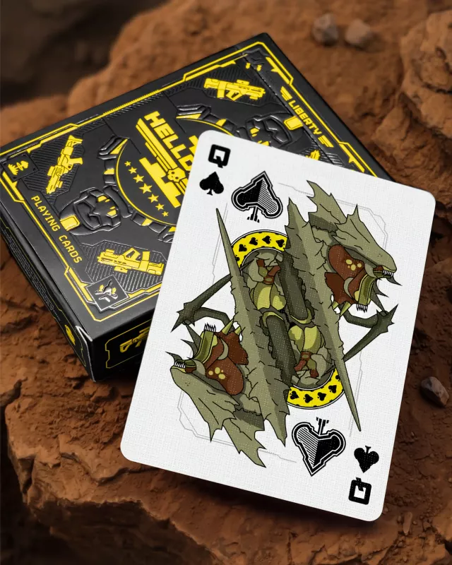 Karty do gry Helldivers 2 - Judgement Black