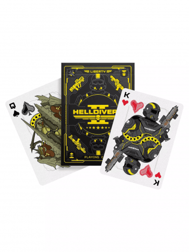 Karty do gry Helldivers 2 - Judgement Black